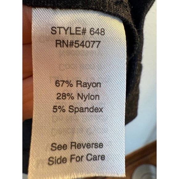 Cabi Womens Gray Double-Breasted Coat Small Rayon/Nylon/Spandex Blend - Picture 7 of 7